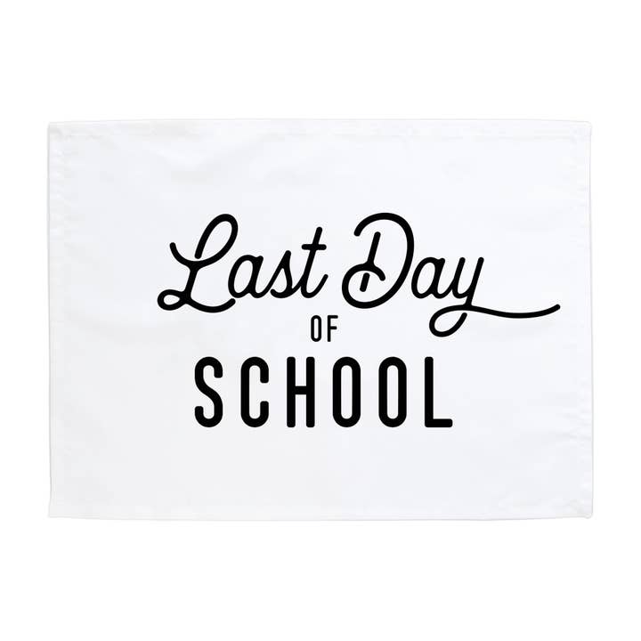 Last Day of School Banner for wholesale by Hunny Prints