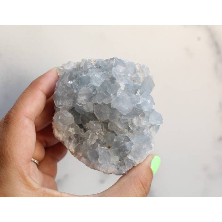 Panache - Wholesale Spiritual Stone/Crystal - Celestite geode cluster5