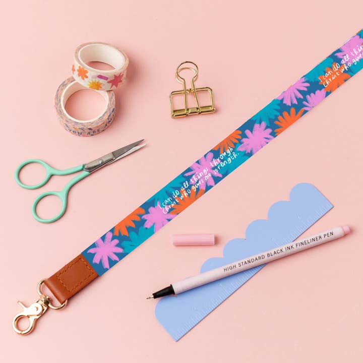 “I Can Do All Things” Lanyard | Philippians 4:13 for wholesale by Ali Marriott