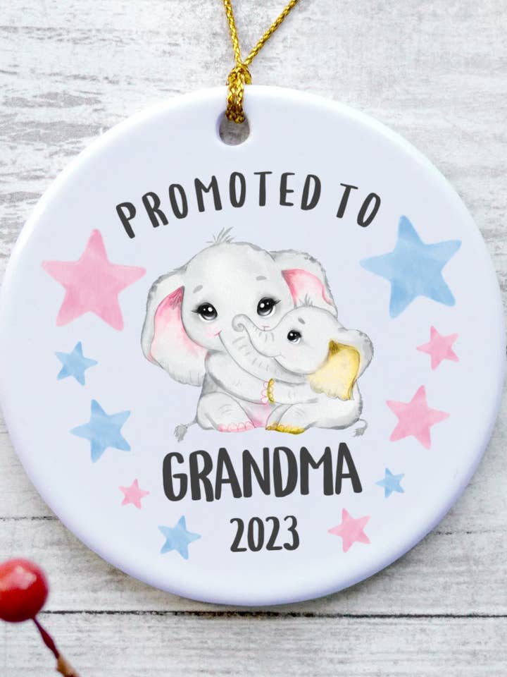 Promoted To Grandma 2023 Ornament, Grandma 2023 Gift for wholesale by It's So Perfect