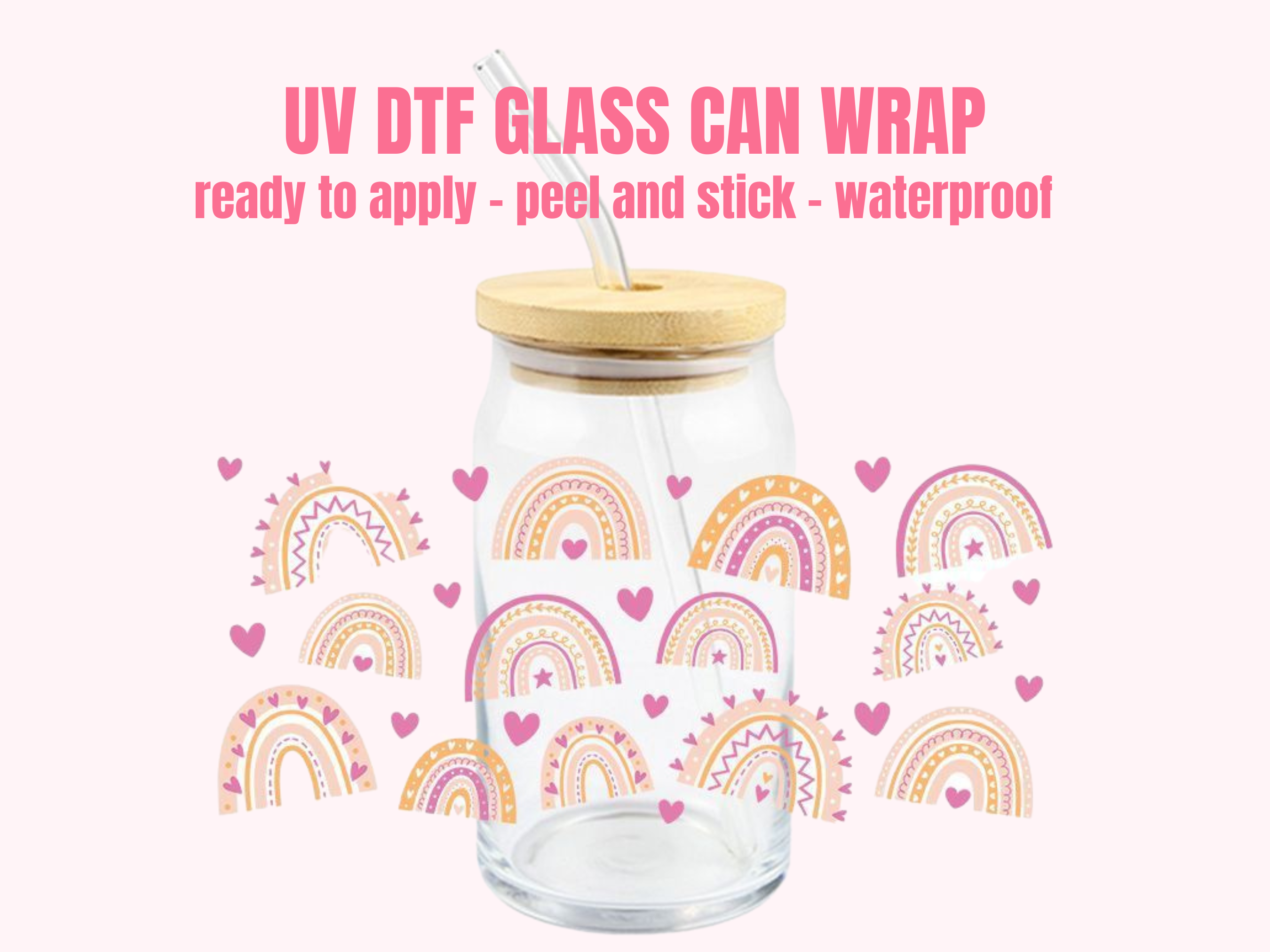 One Stop Cups - Wholesale Sticker - UV DTF CUP WRAP #6340