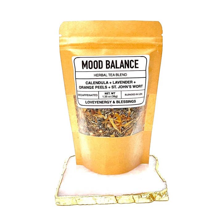 Loveyenergy & Blessings - Wholesale Loose Tea - Mood Balance Handcrafted Herbal Tea Blend 13 Servings0