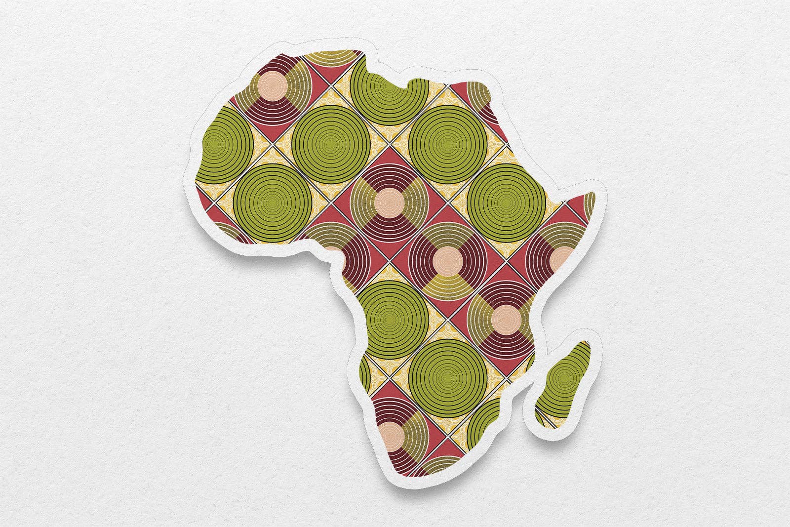 Pounded Yam Productions - Wholesale Sticker - Africa Sticker1