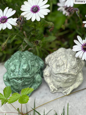 Backyard Stone Art – Ornamento/decoração ao ar livre por atacado – Estátua de Jardim de Sapo de Betão, Jardim do Sapo de Pedra,12