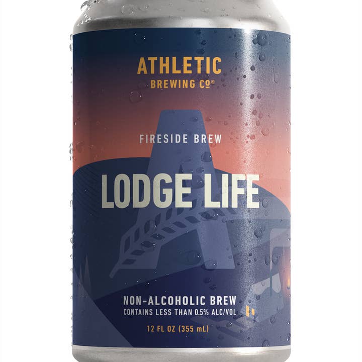 Athletic Brewing Company - Wholesale Non-Alcoholic Beer - Lodge Life (Non-Alcoholic) 24-Can Case of 4x6-Packs