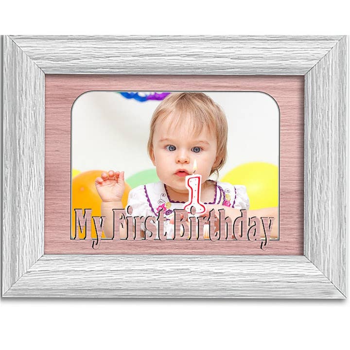 My First Birthday | Family Picture Frame | Home Decor | Fami for wholesale by Northland Frames and Gifts Inc