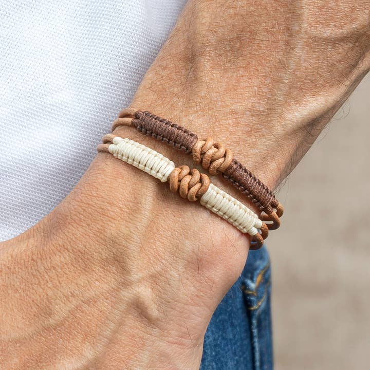 Makarla - Handmade Colombian Jewelry - Wholesale Woven/Braided Bracelet - Men's Knot Bracelet | Leather Bracelet | Adjustable Bracelet3