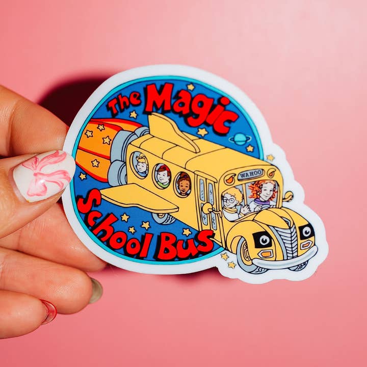 ShopSourSweetener - Wholesale Sticker - Magic School Bus Sticker, Ms. Frizzle, 90's TV Show, Vintage