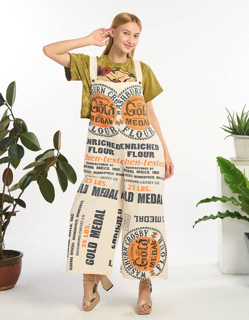 Kathmandu Imports - Wholesale Jumpsuit - Women's - WIDE LEG JUMPSUIT (TH-1926)6