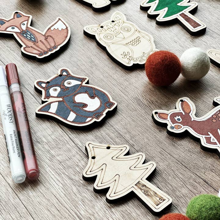 The Woodsy Craft Co. - Wholesale DIY Craft Kit - DIY Craft Kit - Woodland Garland