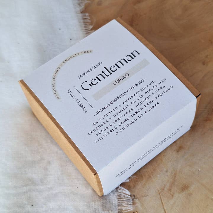 YourNiceThings - Wholesale Bar Soap - Men's - Gentleman Soap (hops) 100g2