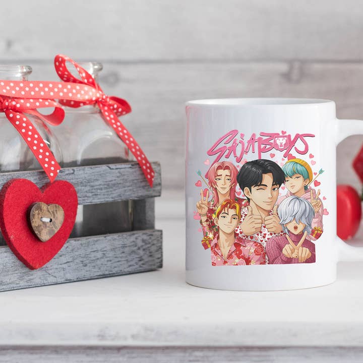 Caneca de Dia dos Namorados Saja Boys Love, Caneca de Namorado do Dia dos Namorados por atacado de Embrova