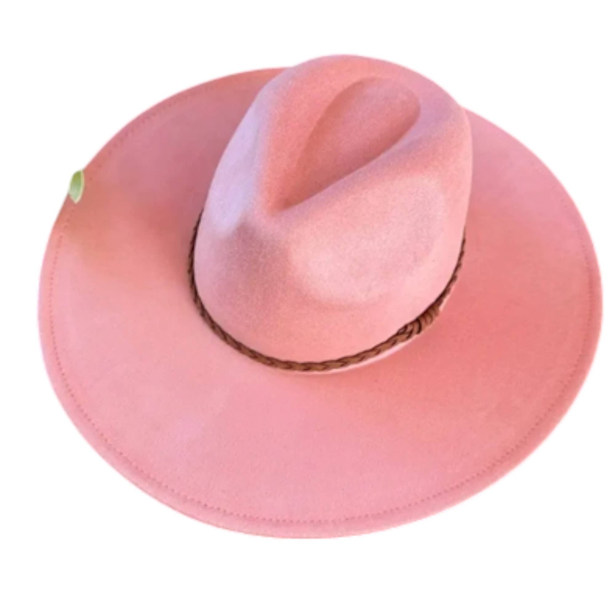 Portia Hat – wholesale Fedora - Unisex – Wide Brim Vegan Suede Hat – Classic & Stylish 5