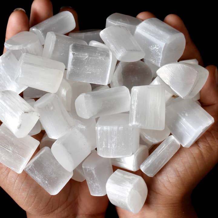 Soothing Crystals - Wholesale Spiritual Stone/Crystal - 1Pc Tumbled Stones | Selenite | Healing Crystals Stones5