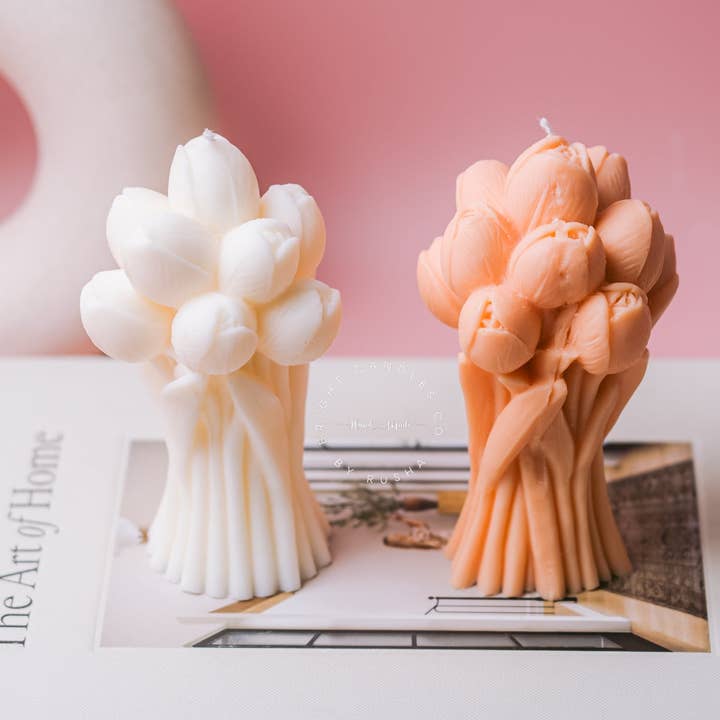 Tulip Bouquet for wholesale by Bright Candles Co.
