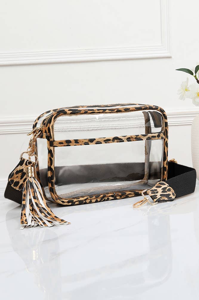 Hana - Wholesale Crossbody Bag - Women's - Clear PU Cross Body Camera Bag7