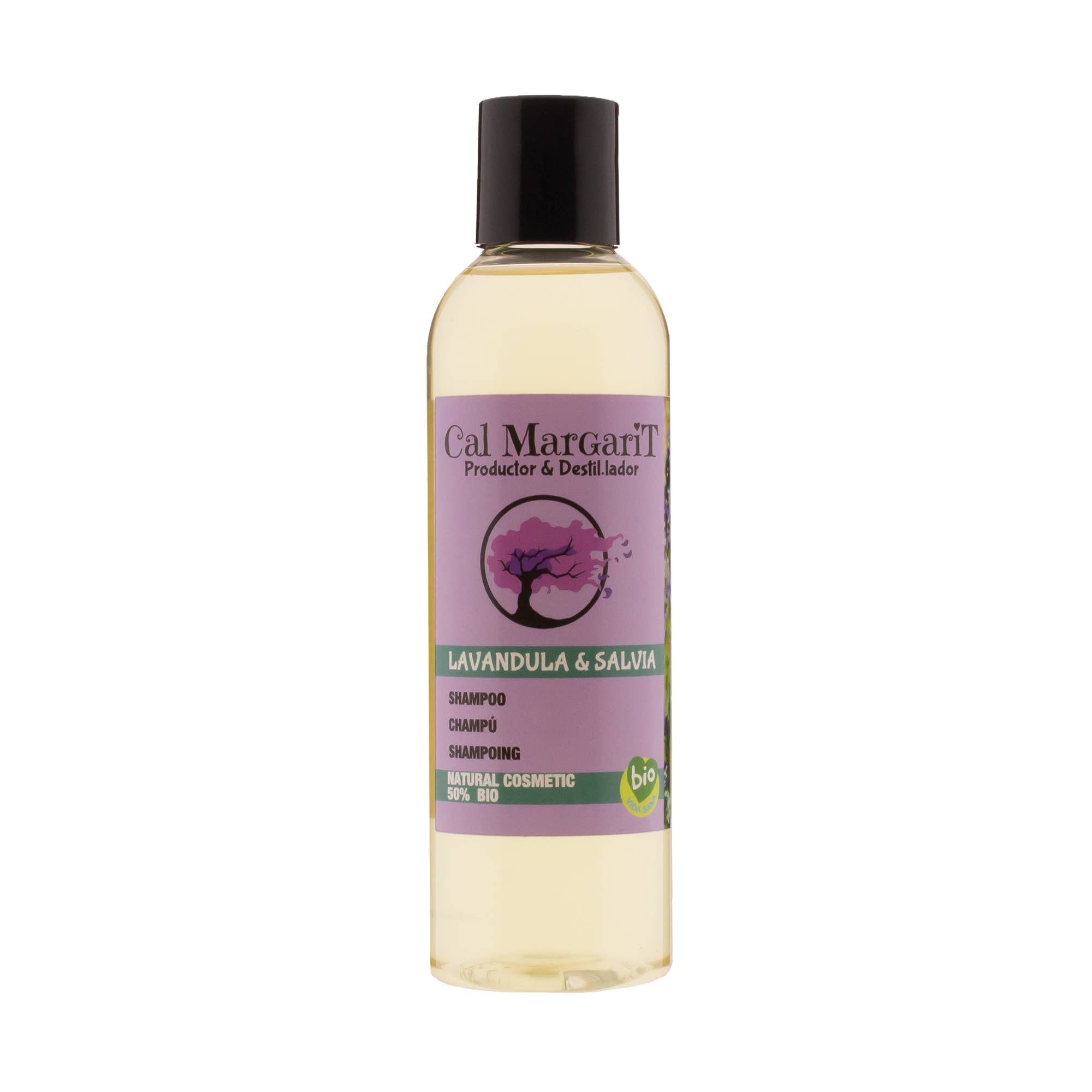 CAL MARGARIT - Venta al por mayor Champús para el cabello - Champú Salvia & Lavanda & Calendula 200 ml1