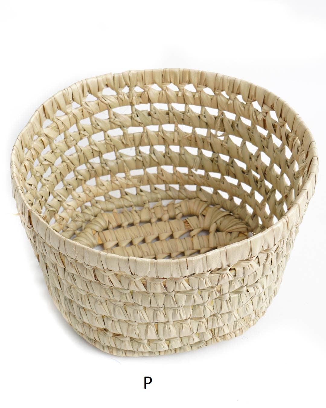 High crafty – wholesale Basket – Handcrafted Simple Round Basket – Natural Palm – Christmas 8