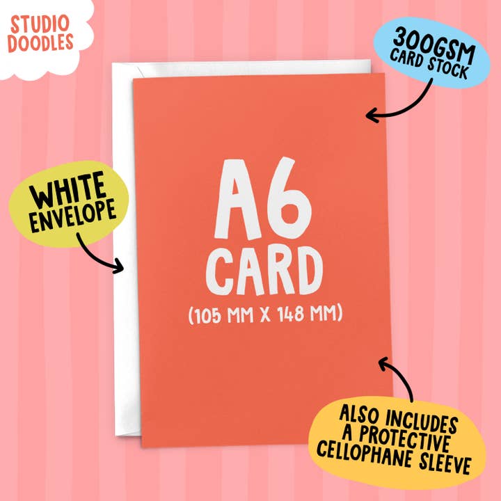 Studio Doodles - Wholesale Retirement card - What Do You Call A Person Who Is Happy On A Monday? Retired1