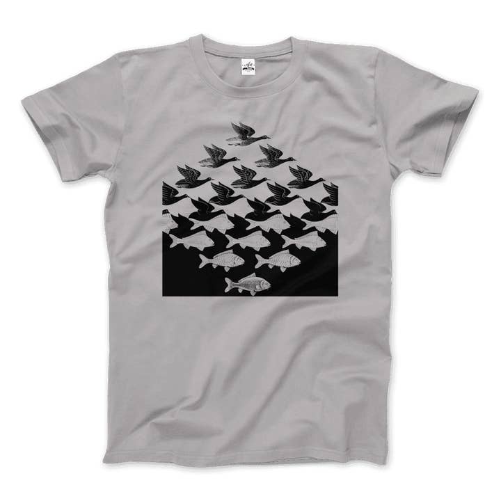 Art-O-Rama Shop - Wholesale T-Shirt (Graphic) - Unisex - MC Escher Sky and Water I Art T-Shirt11