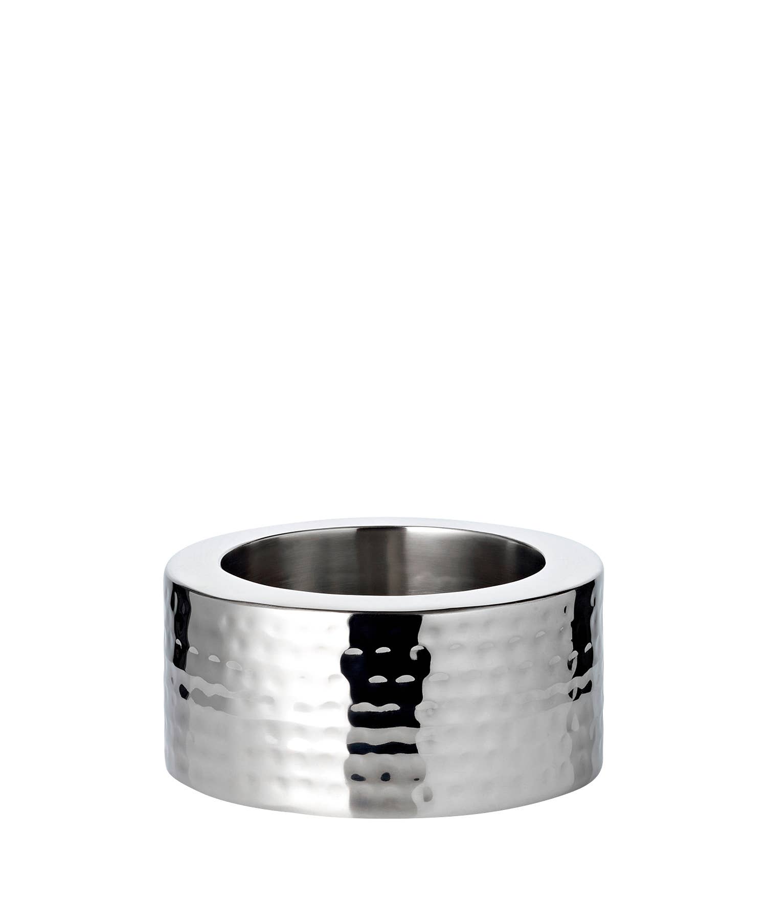 EDZARD – Großhandel Windlicht – Kerzenleuchter Cosmo (Höhe 13 cm), dunkles Glas, gehämmert2