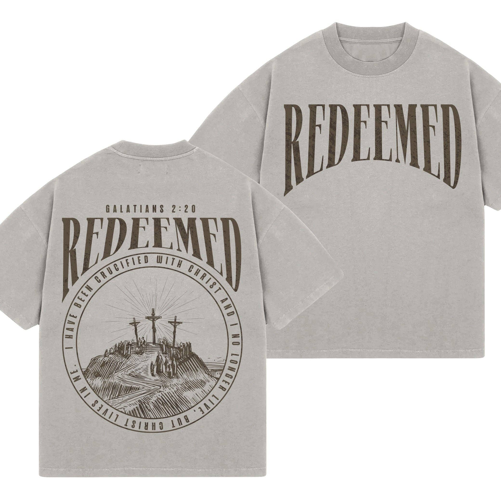 GLO- God's Love Overcomes - Wholesale Screen Printed T-Shirt - Women's - Redeemed Tee2