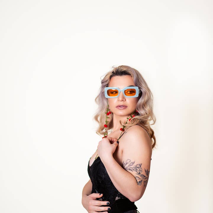 Hemsin Atelier - Vendita all'ingrosso Cordino per occhiali - Donna - Cordino per occhiali Cherry4