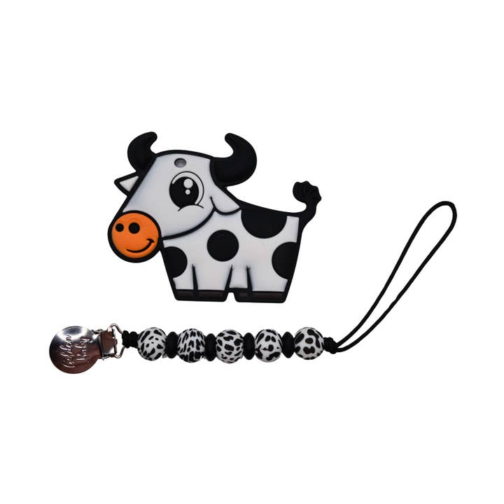 Longhorn Cow Teether Set for wholesale by Golden Baby