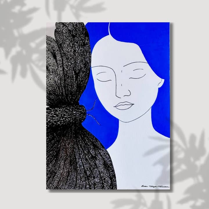 Woman with the Butterfly for wholesale by Lison Trépos-Tanneau