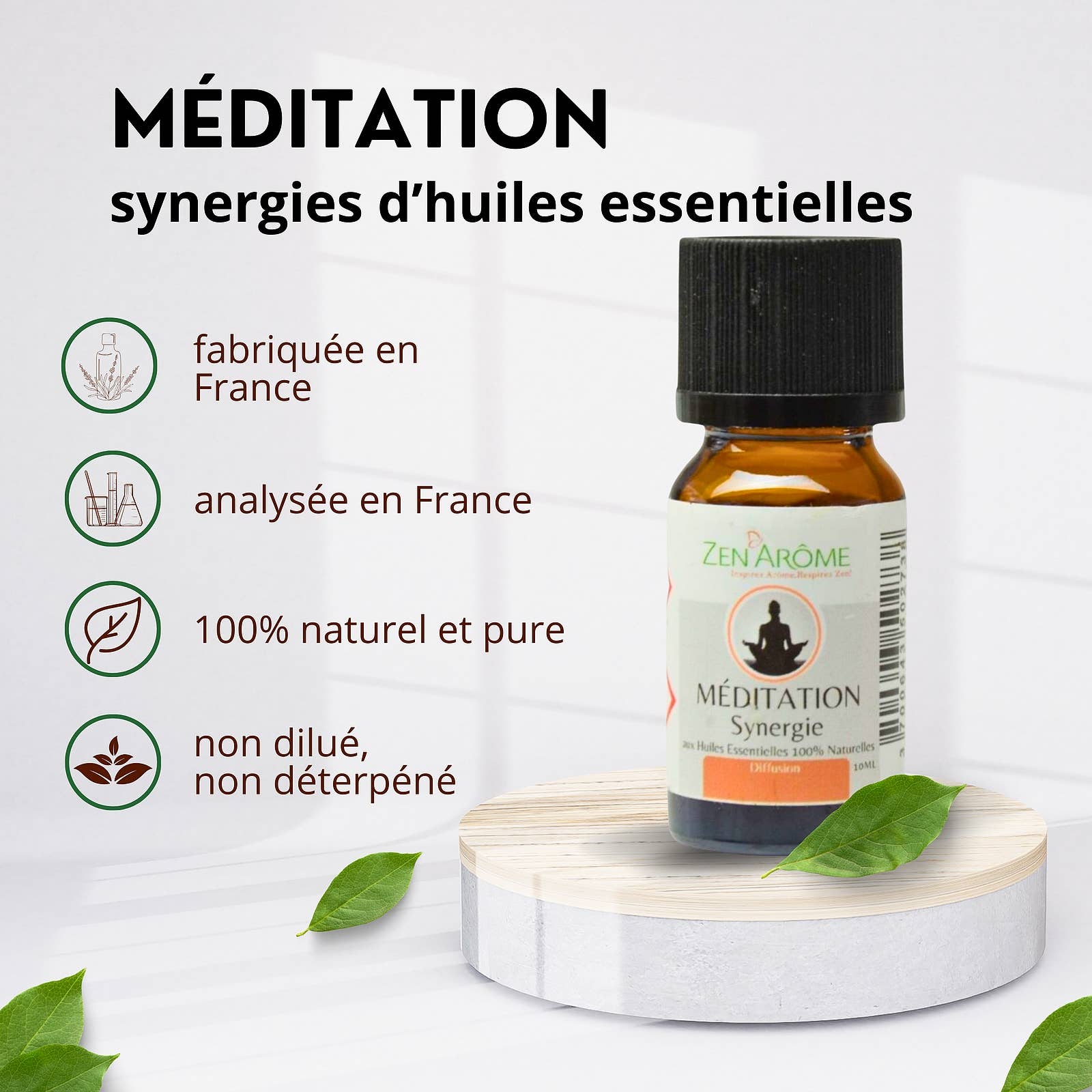 Zen'Arôme - Wholesale Etherische olie - Meditatie essentiële olie synergie voor diffuser - 10 ml2