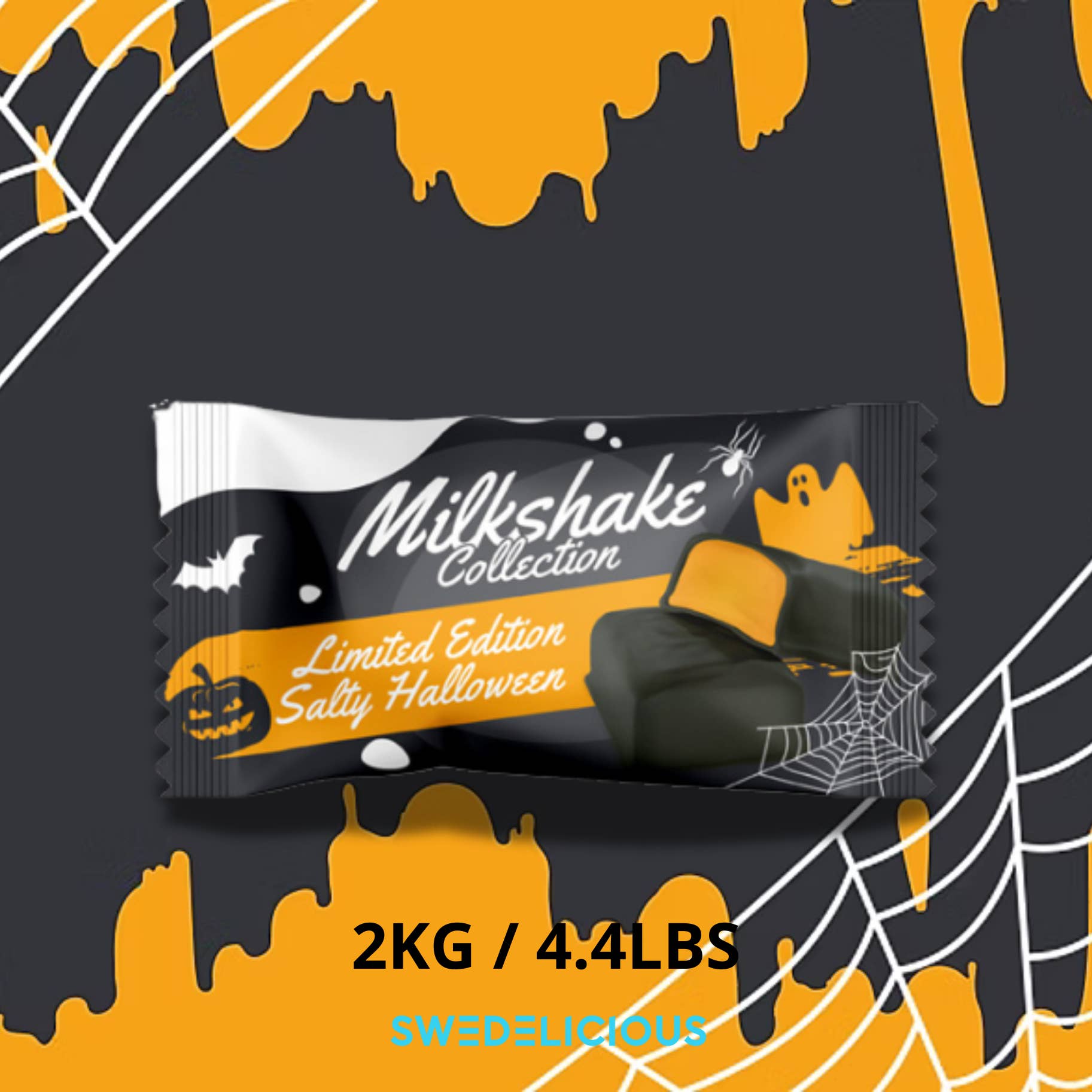 Swedelicious - Swedish Candy - Wholesale Toffee - Salty Halloween Milkshake - Swedish Candy - Pick and Mix