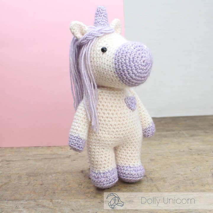 DIY Crochet Kit - Dolly Unicorn for wholesale by Hardicraft USA