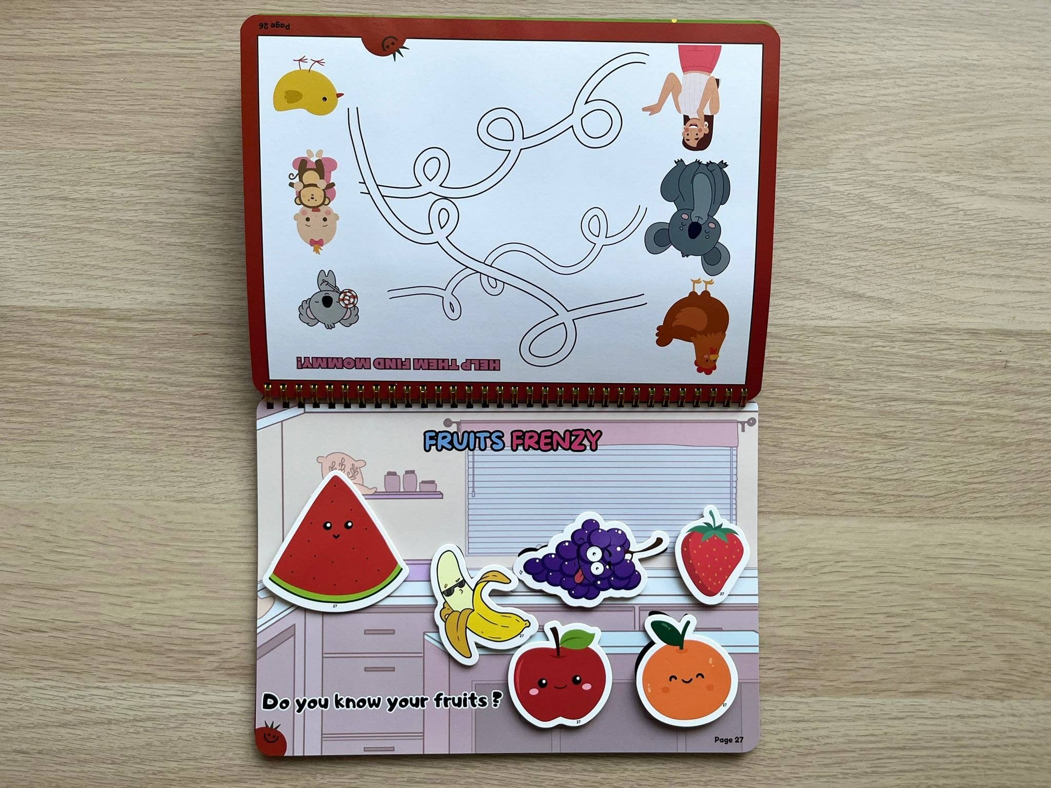 Tiny Walkers - Wholesale Coloring & Activity Book - Kids & Baby - Tiny Walkers Busy Book for Kids - 1st Edition !14