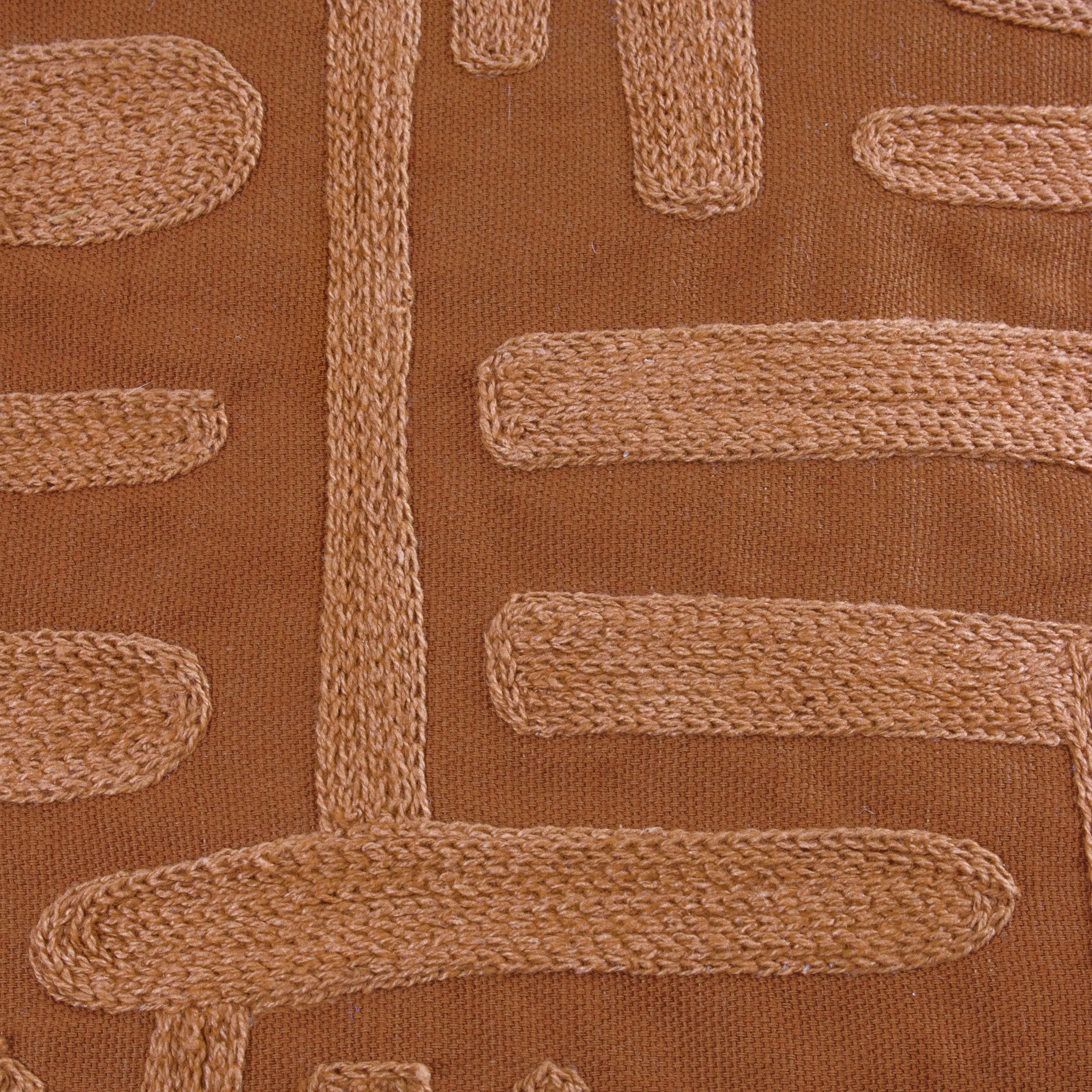 Kupfer Besticktes Baumwollkissen Brooke Kupfer für den Großhandel auf Faire4