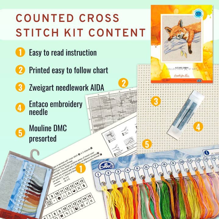 RTO&Collection D'Art (RTO Baltic OU) - Wholesale Embroidery/Cross Stitch Supplies - Cross Stitch Kit RTO Counted Thumbelina M9853