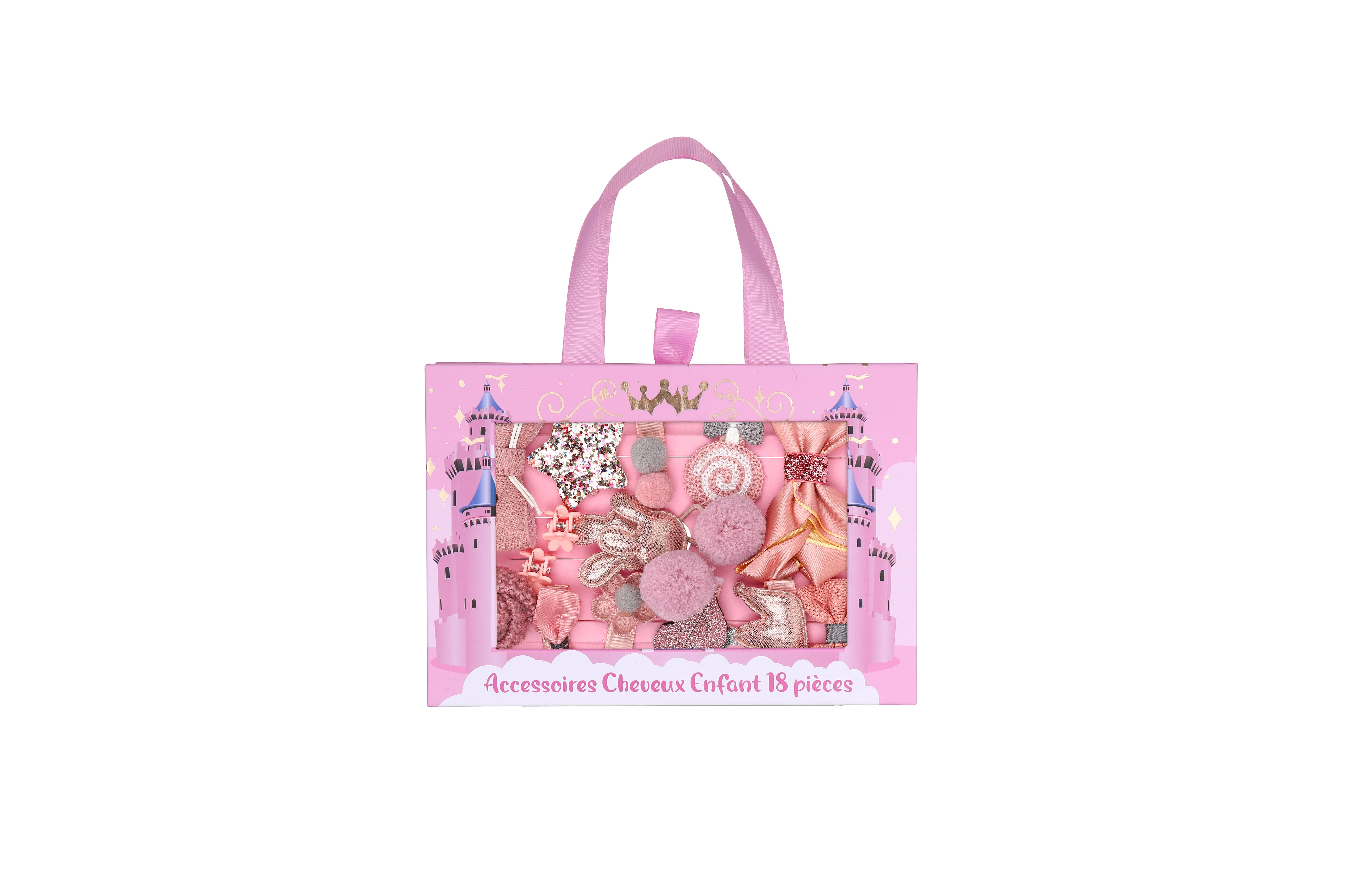 STELLA GREEN - Wholesale Hair Accessories Set - Kids - 18-Piece Children’s Hair Set – Clips, Elastics & Hairclips3