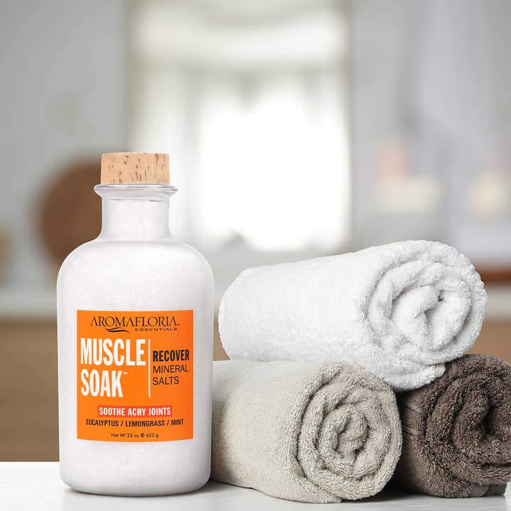 Aromafloria Essentials - Wholesale Bath Salts - Muscle Soak Recover Mineral Salt
