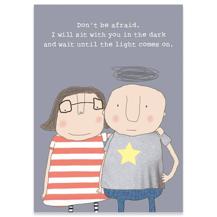 LIGHT ON BOY FRIENDSHIP GREETING CARD 4.5 x 6.25" for wholesale by Calypso Cards LLC