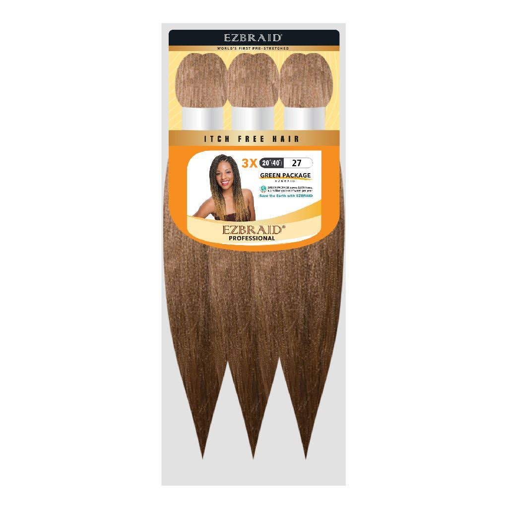 EZBRAID UK – Großhandel Extensions – EZBRAID Grünes Paket 51 cm – 3 Stück4