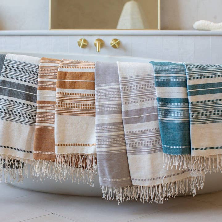 Genale Handwoven Ethiopian Cotton Towel for wholesale by Sabahar Europe