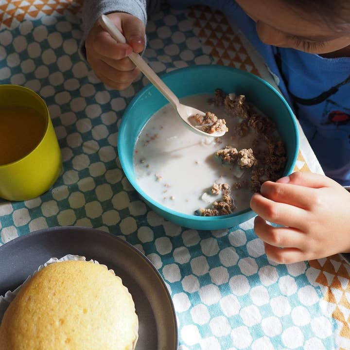 EKOBO - Wholesale Serviesset - Kinderen en baby - Bambino Kinderset JUN - Lagune, Limoen, Rook4