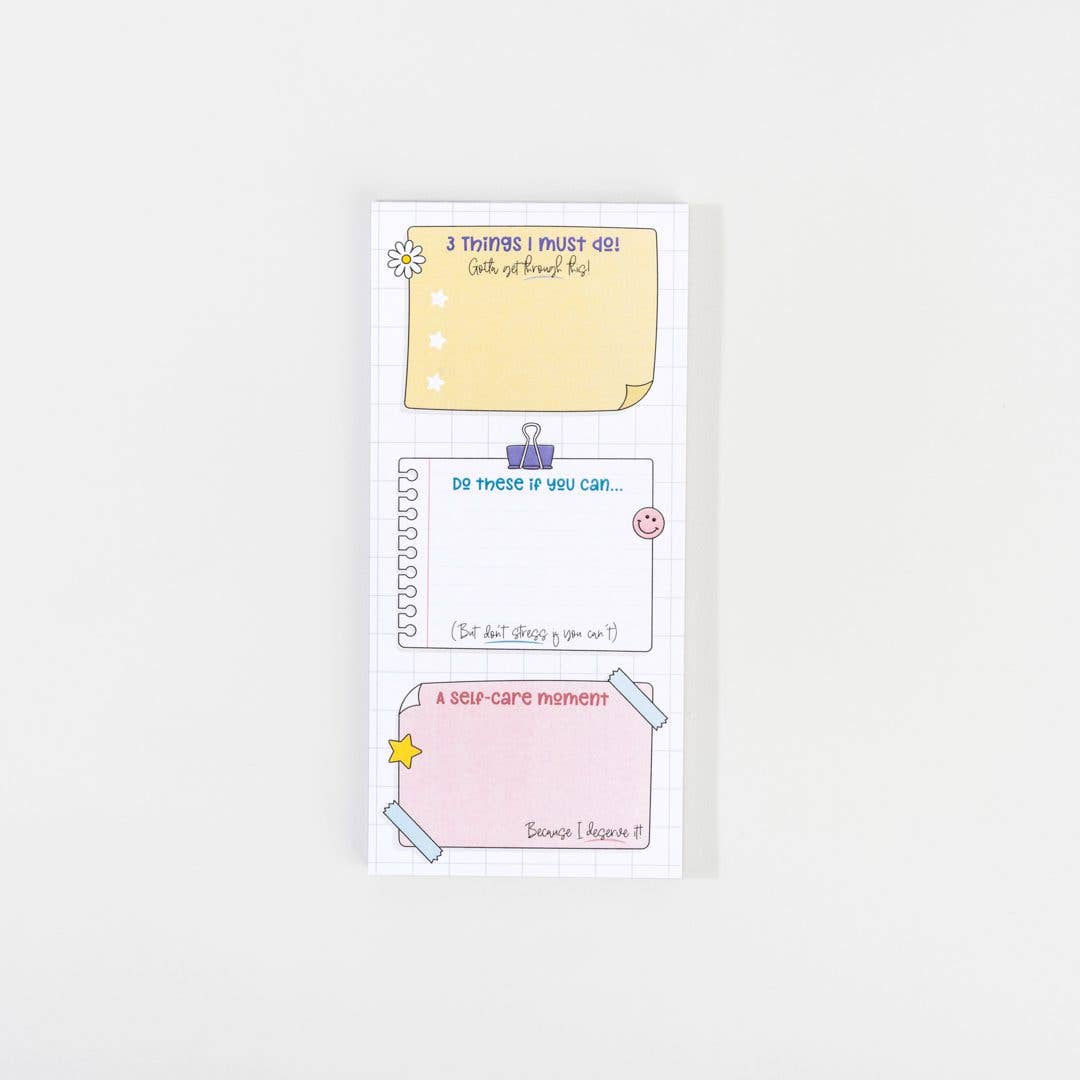 Oops a Daisy UK Ltd - Vendita all'ingrosso Tinta per stencil/lavoretti - Non preoccuparti, sii felice - DL Notepad6