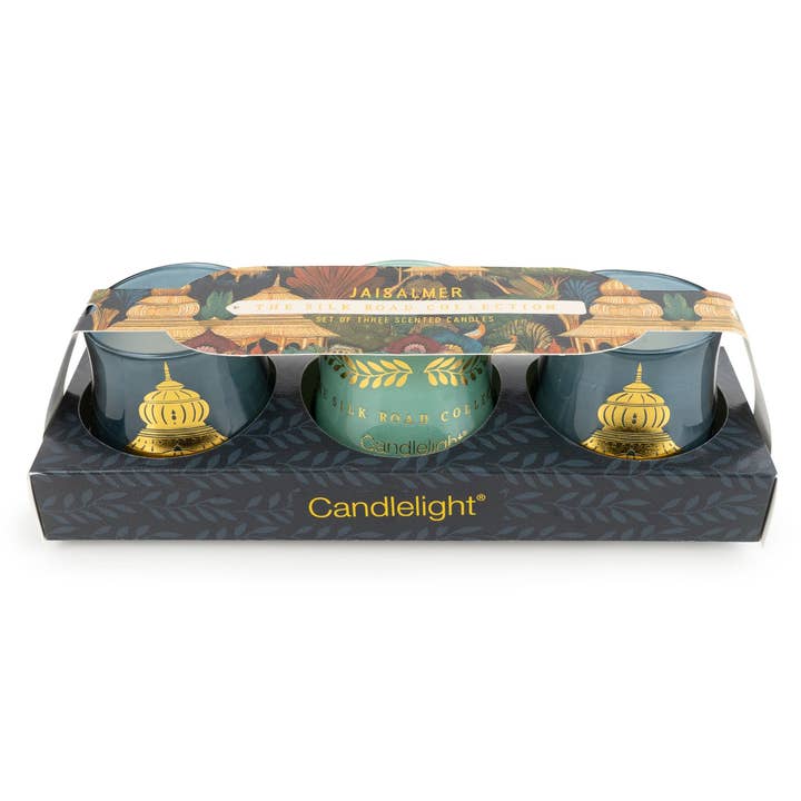 Candlelight Products Ltd – wholesale Jar/filled candle – Set of 3 Scented Candles - Jaisalmer 6PK1
