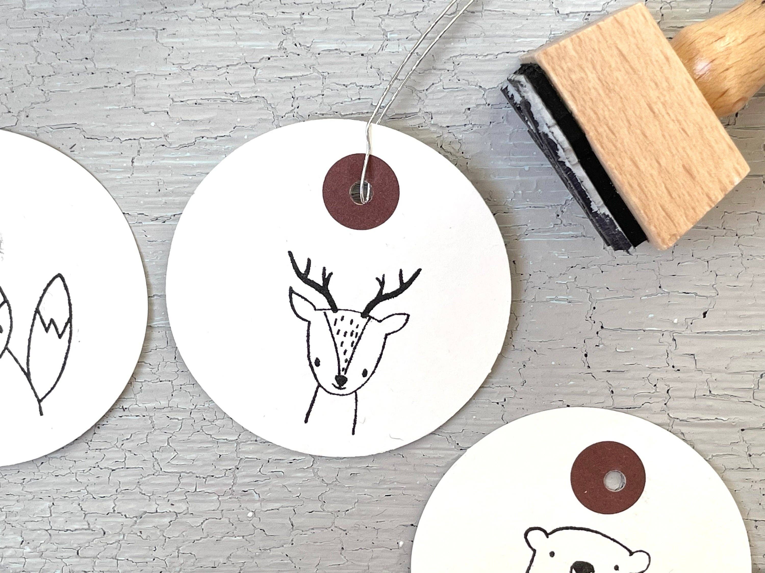 Der kleine Sperling - Wholesale Rubber/Decorative Stamp - Stamp Deer | Stamp Forest Animal | Children's Birthday | School Start2