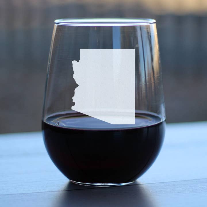 bevvee – wholesale Vinglas – Arizona Outline Stamless Vinglas - Arizonans Gåvor0
