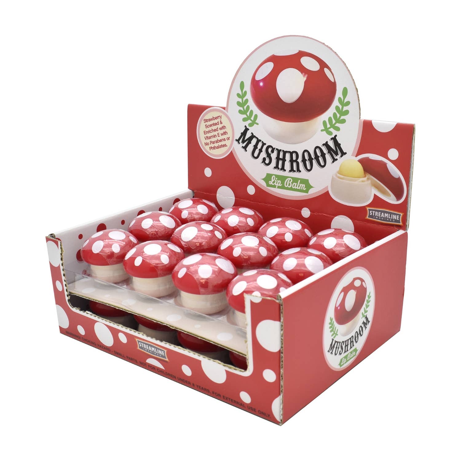 Streamline – Großhandel Lippenbalsam – Pilzförmiger Lippenbalsam mit Vanillegeschmack2