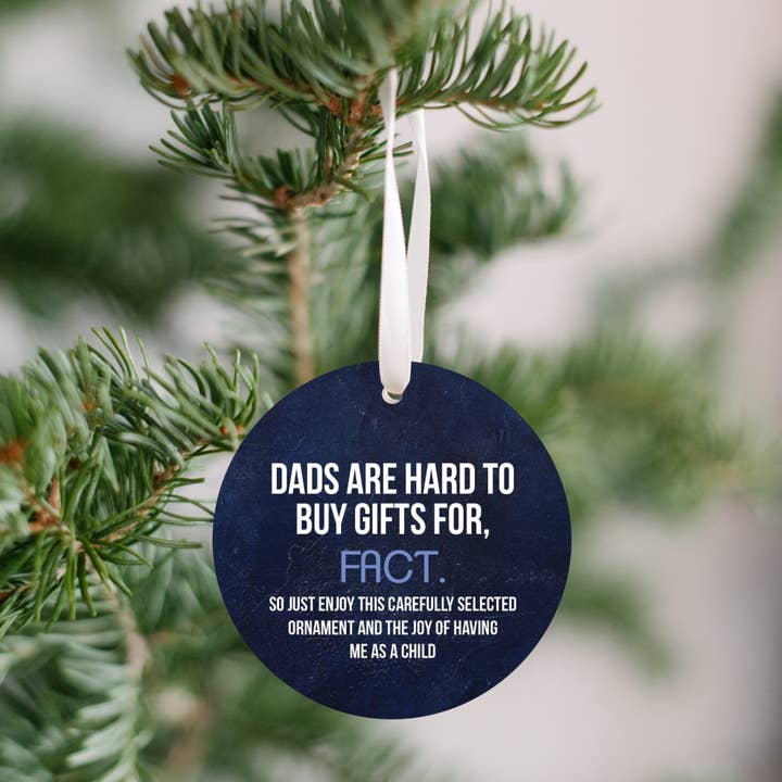 Dads Are Hard to Get Gifts for Christmas Ornament for wholesale by cuteful creationz