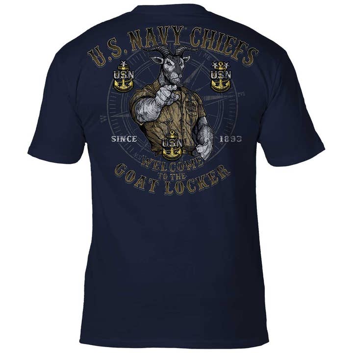 US Navy Chiefs 'Goat Locker' 7.62 Design Battlespace Men's T for wholesale on Faire