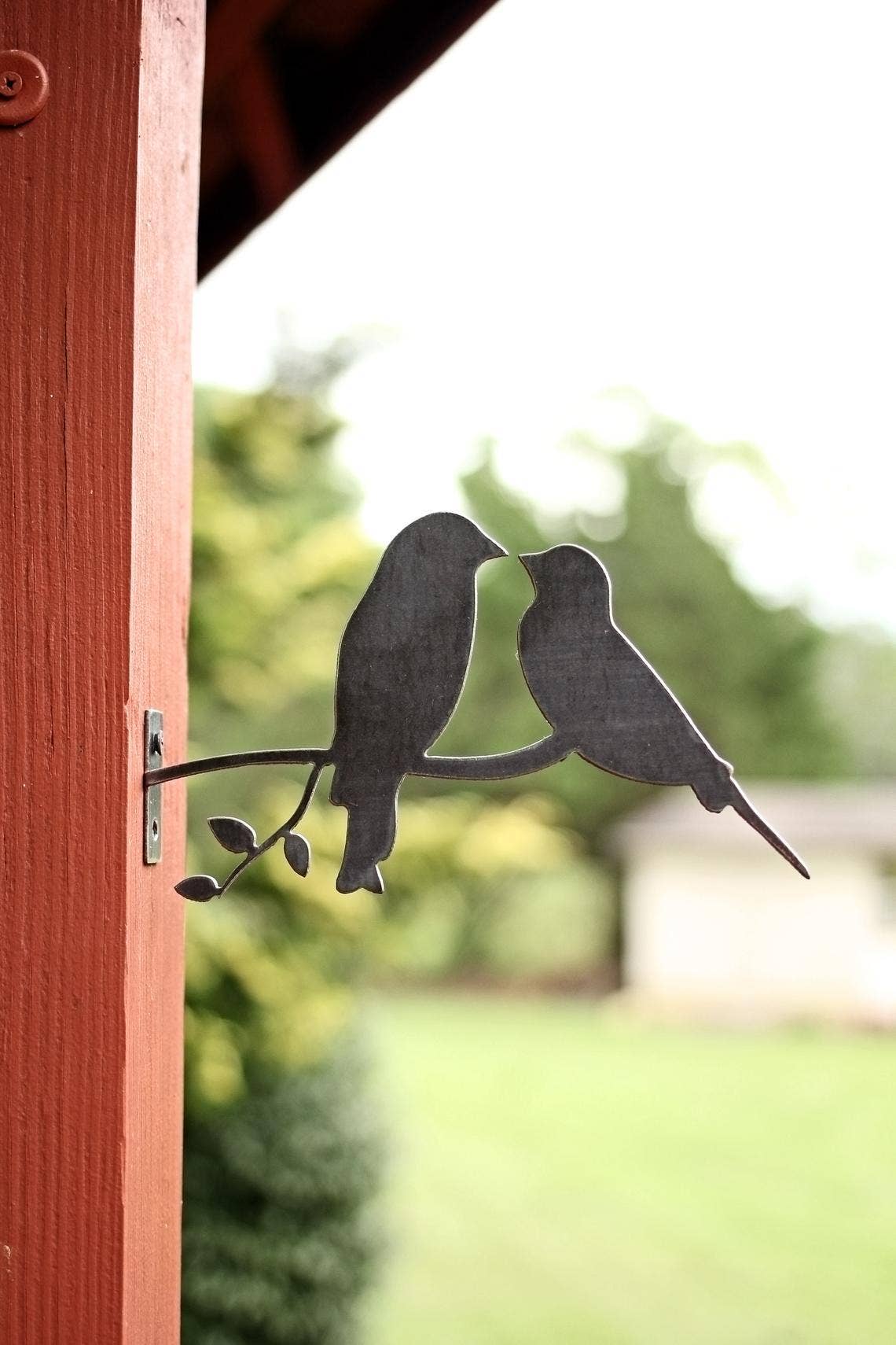 Highland Ridge  |  Handmade Home Decor - Wholesale Outdoor Ornament/Decor - Metal Bird Statue - Love Birds Statue6
