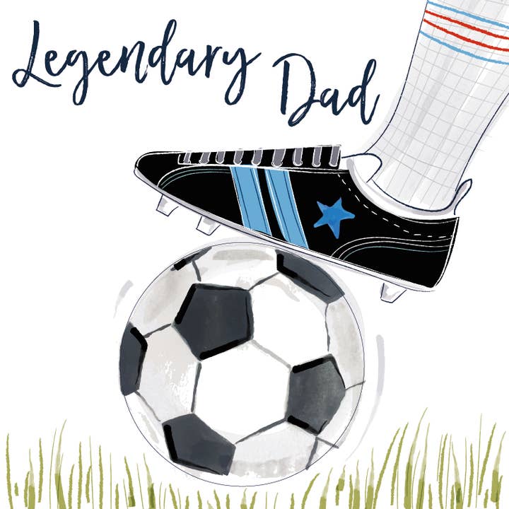 Legendary Dad - Football for wholesale by Katie Phythian Design